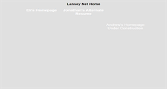Desktop Screenshot of lansey.net